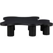 Meridian Furniture Cove Black Oak Veneer And Solid Wood 2pc. Coffee Table