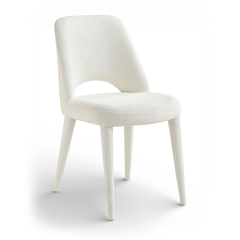 Meridian Furniture Cici Cream Fabric Upholstered Dining Chair (Set of 2)