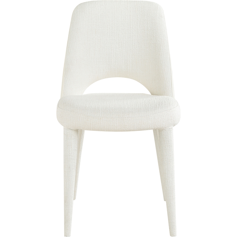 Meridian Furniture Cici Cream Fabric Upholstered Dining Chair (Set of 2)