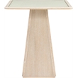 Meridian Furniture Atrium Natural Base With Cane Top Bar Height Table