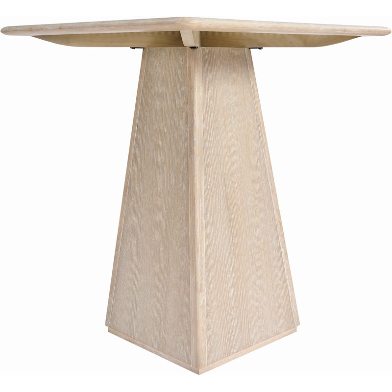 Meridian Furniture Atrium Natural Base With Cane Top Bar Height Table