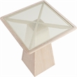 Meridian Furniture Atrium Natural Base With Cane Top Bar Height Table