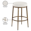 Meridian Furniture Ferro Cream Performance Fabric Upholstered Bar Stool