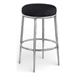 Meridian Furniture Ferro Black Performance Fabric Upholstered Bar Stool