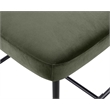 Meridian Furniture Zarelle Green Performance Fabric Counter Stool (Set of 2)