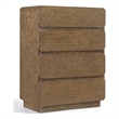 Meridian Furniture Adagio Brown Solid Wood And Oak Veneer Chest