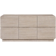 Meridian Furniture Adagio Natural Solid Wood And Oak Veneer Dresser