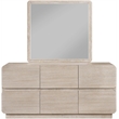 Meridian Furniture Adagio Natural Solid Wood And Oak Veneer Dresser