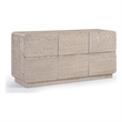 Meridian Furniture Adagio Natural Solid Wood And Oak Veneer Dresser