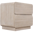 Meridian Furniture Adagio Natural Solid Wood And Oak Veneer Nightstand