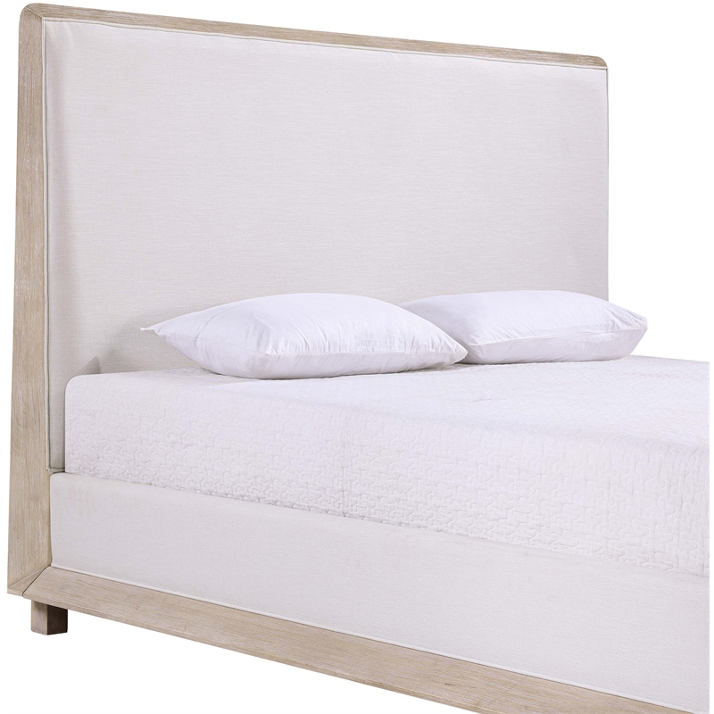Meridian Furniture Adagio Natural Fabric Upholstered King Bed