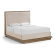 Meridian Furniture Adagio Brown Fabric Upholstered Queen Bed