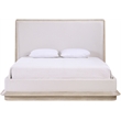 Meridian Furniture Adagio Natural Fabric Upholstered Queen Bed