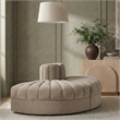 Meridian Furniture Rummi Beige Velvet Performance Fabric 2pc. Modular Loveseat