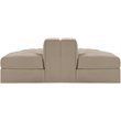 Meridian Furniture Rummi Beige Velvet Performance Fabric 2pc. Modular Loveseat