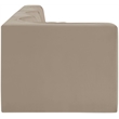 Meridian Furniture Rummi Beige Velvet Performance Fabric 4pc. Modular Sectional