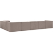 Meridian Furniture Rummi Taupe Velvet Performance Fabric 7pc. Modular Sectional