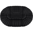 Meridian Furniture Rummi Black Velvet Performance Fabric 6pc. Modular Sectional