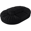 Meridian Furniture Rummi Black Velvet Performance Fabric 6pc. Modular Sectional