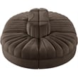 Meridian Furniture Rummi Brown Velvet Performance Fabric 6pc. Modular Sectional