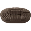 Meridian Furniture Rummi Brown Velvet Performance Fabric 6pc. Modular Sectional