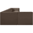 Meridian Furniture Rummi Brown Velvet Performance Fabric 7pc. Modular Sectional
