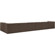 Meridian Furniture Rummi Brown Velvet Performance Fabric 7pc. Modular Sectional