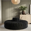 Meridian Furniture Rummi Black Velvet Performance Fabric 4pc. Modular Sofa