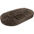 Meridian Furniture Rummi Brown Velvet Performance Fabric 8pc. Modular Sectional