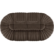 Meridian Furniture Rummi Brown Velvet Performance Fabric 8pc. Modular Sectional