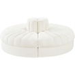 Meridian Furniture Rummi Cream Velvet Performance Fabric 4pc. Modular Sofa