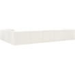 Meridian Furniture Rummi Cream Velvet Performance Fabric 7pc. Modular Sectional