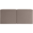 Meridian Furniture Rummi Taupe Velvet Performance Fabric 2pc. Modular Sofa