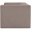Meridian Furniture Rummi Taupe Velvet Performance Fabric 2pc. Modular Sofa