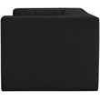 Meridian Furniture Rummi Black Velvet Performance Fabric 2pc. Modular Sofa