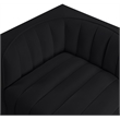 Meridian Furniture Rummi Black Velvet Performance Fabric 2pc. Modular Sofa