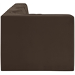 Meridian Furniture Rummi Brown Velvet Performance Fabric 4pc. Modular Sectional