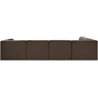 Meridian Furniture Rummi Brown Velvet Performance Fabric 6pc. Modular Sectional