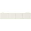 Meridian Furniture Rummi Cream Velvet Performance Fabric 5pc. Modular Sectional