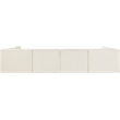 Meridian Furniture Rummi Cream Velvet Performance Fabric 6pc. Modular Sectional