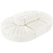 Meridian Furniture Rummi Cream Velvet Performance Fabric 6pc. Modular Sectional