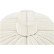 Meridian Furniture Rummi Cream Velvet Performance Fabric 6pc. Modular Sectional