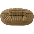 Meridian Furniture Rummi Saddle Velvet Performance Fabric 6pc. Modular Sectional