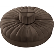 Meridian Furniture Rummi Brown Velvet Performance Fabric 4pc. Modular Sofa