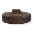 Meridian Furniture Rummi Brown Velvet Performance Fabric 4pc. Modular Sofa