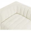 Meridian Furniture Rummi Cream Velvet Performance Fabric 2pc. Modular Sofa