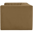 Meridian Furniture Rummi Saddle Velvet Performance Fabric 2pc. Modular Sofa