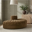 Meridian Furniture Rummi Saddle Velvet Performance Fabric 2pc. Modular Loveseat
