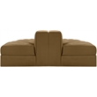 Meridian Furniture Rummi Saddle Velvet Performance Fabric 2pc. Modular Loveseat