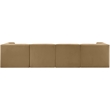 Meridian Furniture Rummi Saddle Velvet Performance Fabric 4pc. Modular Sofa